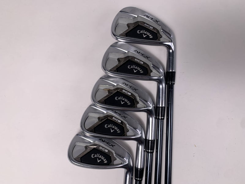 Callaway Apex DCB 21 Iron Set 6-PW UST Mamiya Recoil Dart F2 Senior RH