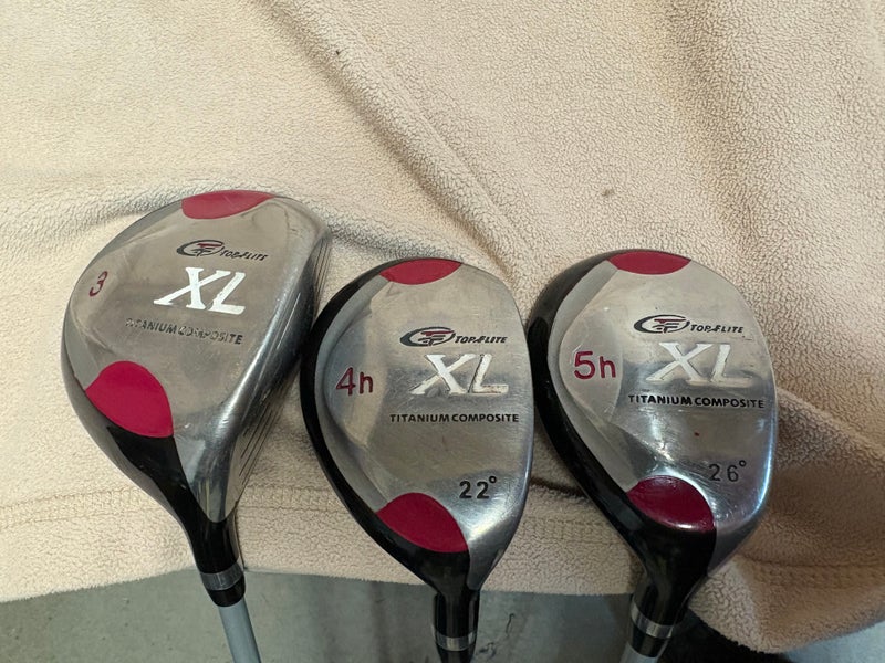 Women's Top Flite XL Right Handed Clubs (Full Set) Ladies Flex (Used)