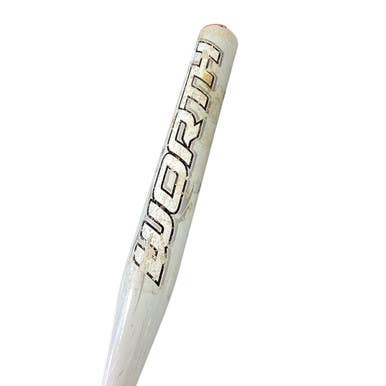 Used Worth SICK 454 BB/SB Slowpitch Bat White 34" 11479-S000402853