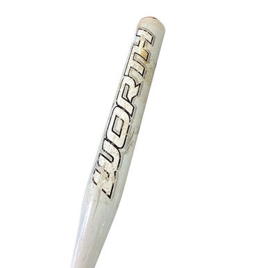 Used Worth SICK 454 BB/SB Slowpitch Bat White 34" 11479-S000402853