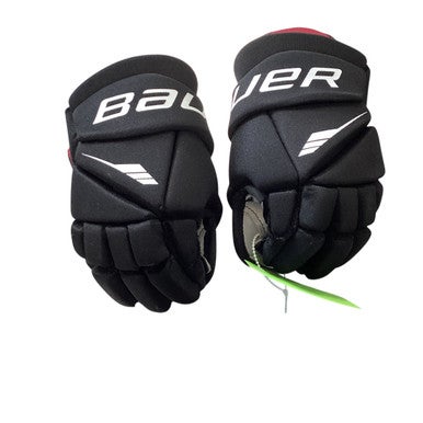 Used Bauer LIL SPORT Youth Gloves Black 9" 11479-S000402809