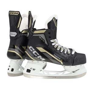 CCM Tacks AS 570 / size 4 / width regular / black & gold / Preowned / read description