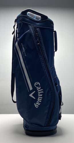 Callaway CHEV 14 Cart Bag Blue 14-Way Divide Single Strap Golf Bag NEW