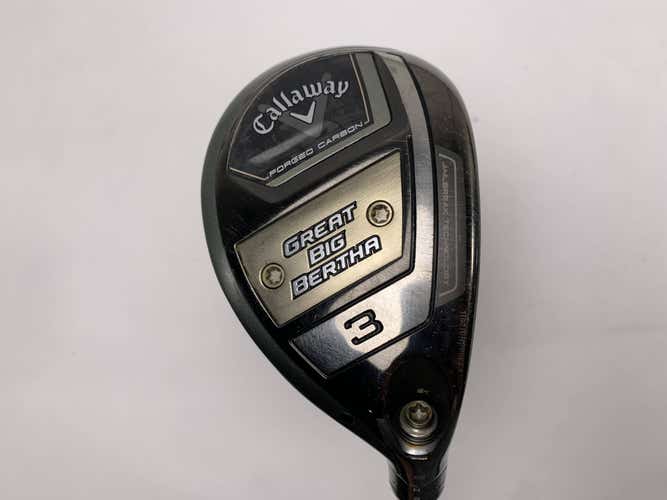 Callaway Great Big Bertha 23 3 Hybrid 18* UST Mamiya Helium 60I F2 Senior RH