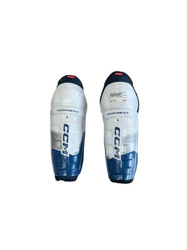 Used CCM NEXT SHIN GUARD Junior Shin Guards White 10" 11833-S000165703