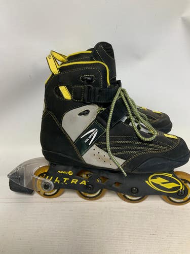 Used Ultra Wheels BIO FIT SQ4 Senior Rec Fitness Skates Black Senior 10 11823-S000033938