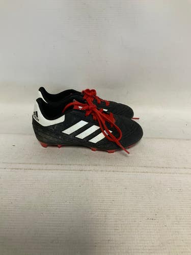 Used Adidas 3 STRIPE Soccer Cleats Black Youth 12.0 11823-S000033914