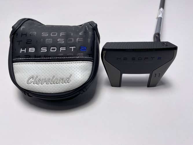 Cleveland HB Soft 2 Black 11S Putter 34" Mens RH HC NEW