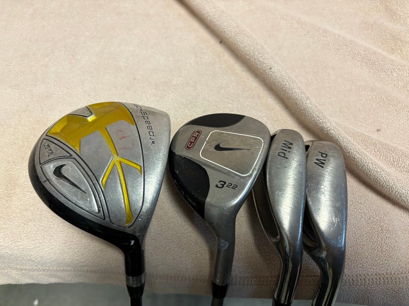Junior Nike Machspeed JR Right Handed Clubs (Full Set) Junior 4 Pieces (Used)
