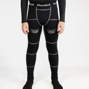 NEW Youth Small Daredevil Hockey Compression Jock/Jill Pant