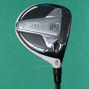 TaylorMade SiM Titanium Fairway 15 3 Wood UST Helium 5F3 Graphite Regular w/ HC