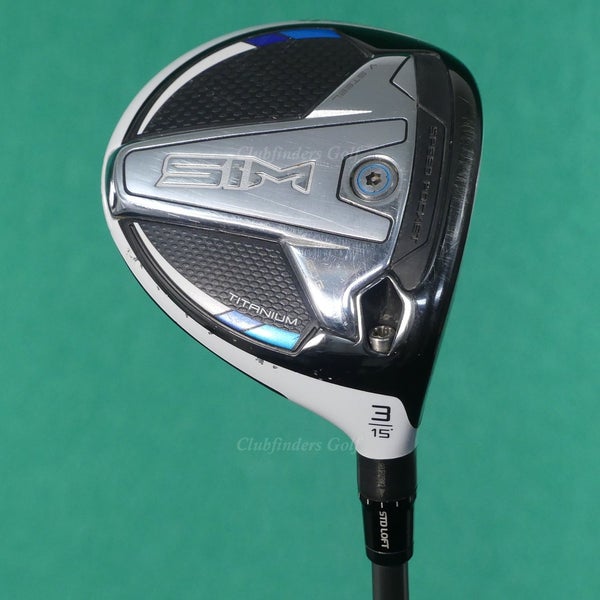 TaylorMade SiM Titanium Fairway 15 3 Wood UST Helium 5F3 Graphite Regular w/ HC