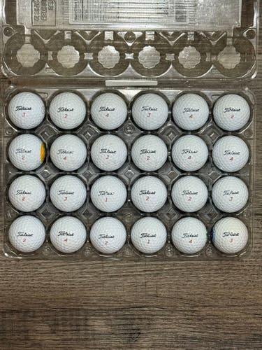 24 Titleist TruFeel Golf Balls - 5A MINT CONDITION ONLY