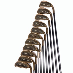 Ping Eye 2 Beryllium Copper Iron Set 2-PW+SW+LW Black Dot Aldila C-SW Ladies RH