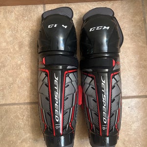 Senior CCM Jetspeed XTRA Pro 15" Shin Pads (Used)
