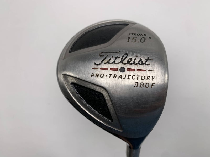 Titleist 980 F Strong Fairway Wood Strong 15* Speeder Stiff Graphite Mens RH
