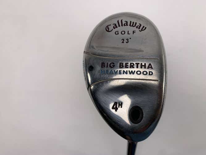 Callaway Big Bertha Heavenwood 4 Hybrid 23* Big Bertha Gems 55g Regular Mens RH