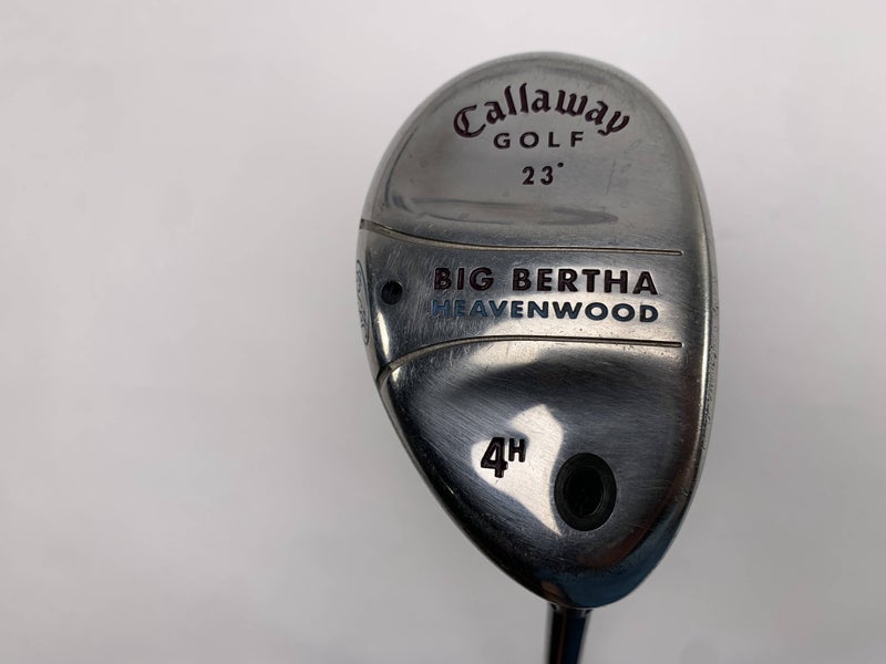 Callaway Big Bertha Heavenwood 4 Hybrid 23* Big Bertha Gems 55g Regular Mens RH