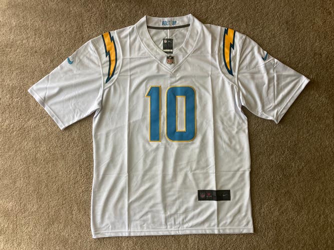NEW - Men's Stitched Nike NFL Jersey - Justin Herbert - Chargers - L & XL