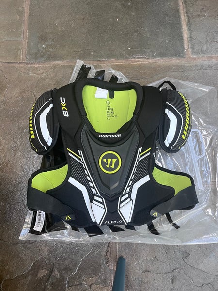 Men's Large Senior Warrior Alpha DX3 Shoulder Pads (New)