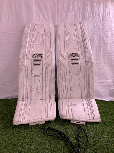 White 34" Senior Brian's Optik 3 Goalie Leg Pads (Used)