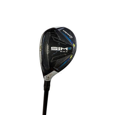 Used Taylormade SIM 2 MAX Mens Hybrid Club LH 4 Hybrid 11760-S000081380