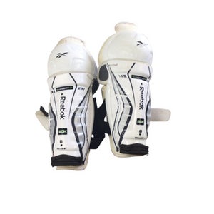 Used Reebok 20K Youth Shin Guards White 9" 11760-S000081360