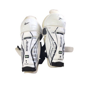Used Reebok 20K Youth Shin Guards White 9" 11760-S000081360