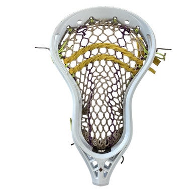 Used String King MARK 2D STRUNG Mens Lacrosse Head White 11760-S000081347