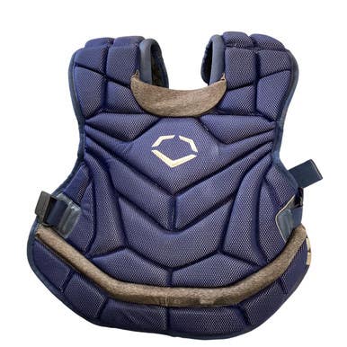 Used Evoshield WB57093 Catchers Chest Protector Navy Blue Adult 11760-S000081343