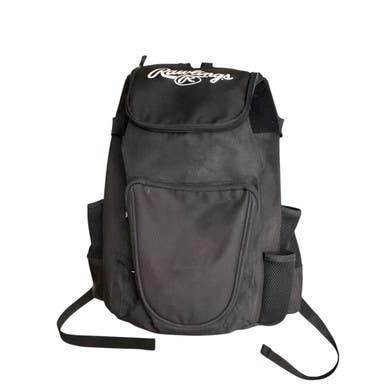 Used Rawlings BACKPACK BB/SB Player Backpack Black 11760-S000081338