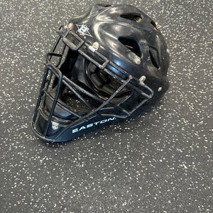 Used Easton CATCHERS HELMET Catchers Helmet w/Mask Black One Size 11849-S000031065
