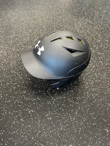 Used Under Armour UA BASEBALL HELMET Batting Helmet No Mask Black SM 11849-S000031122