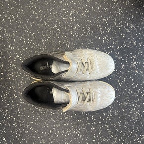 Used DEJA TU HUELLA Soccer Turf Shoes Silver And Black Junior 03 11849-S000031278