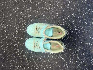 Used DEJA TU HUELLA Soccer Turf Shoes Turquoise Youth 13.0 11849-S000031279