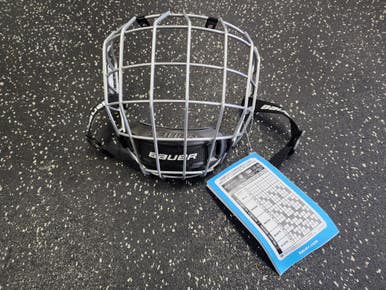 Used Bauer Hockey Wire Mask Grey XS 11849-S000030153