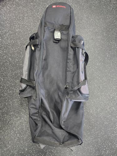 Used Wilson TRAVEL BAG SOFT CASE Travel Bag Black 11849-S000030778