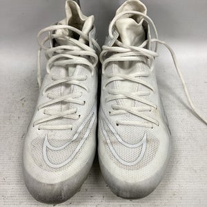 Used Nike REACT LAX Cleats Mens White Senior 10 11851-S000037241