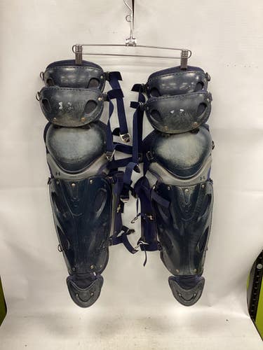 Used Under Armour UALG4-AP Catchers Leg Guards Navy Blue Adult 11851-S000037249
