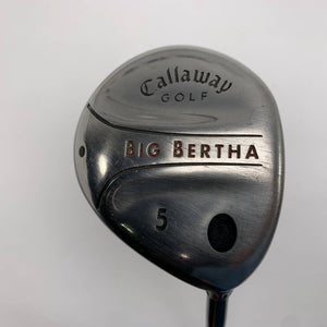 Callaway Big Bertha 2004 5 Fairway Wood 18* RCH 75w Regular Graphite Mens RH