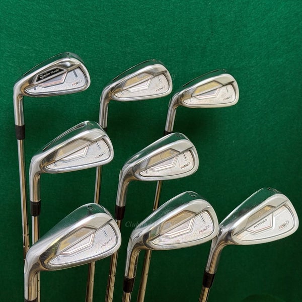 LH TaylorMade RSi2 4-PW Iron Set KBS Tour 105 Steel Stiff