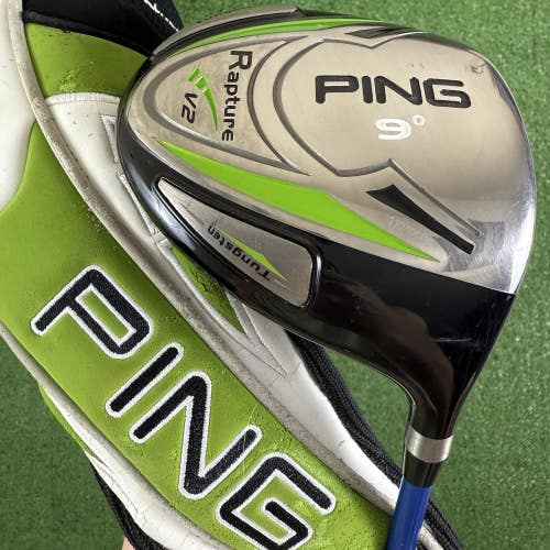 Ping Rapture V2 9 Driver Grafalloy ProLaunch Blue Stiff 65g Needs Grip -1 Short