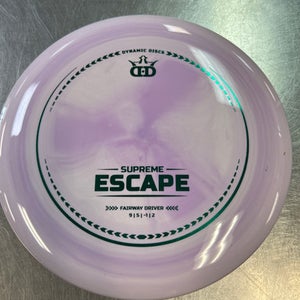 Used Dynamic Discs SUPREME ESCAPE Disc Golf Driver Purple 11868-S000065233