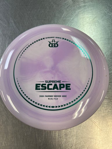 Used Dynamic Discs SUPREME ESCAPE Disc Golf Driver Purple 11868-S000065233