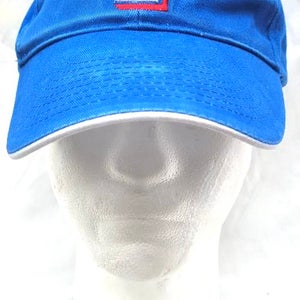Blue Texas Rangers Adult Unisex Medium/Large Strapback Cap (Used) Velcro Back