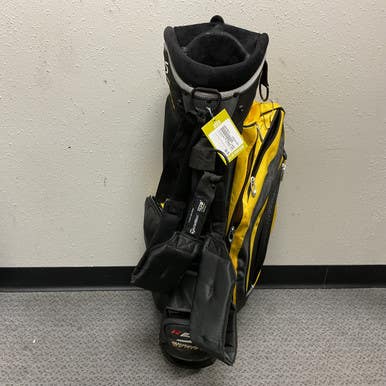 Used Taylormade R5 HUNDRED SERIES Mens Stand Bag Black And Optic Yellow 11855-S000190210