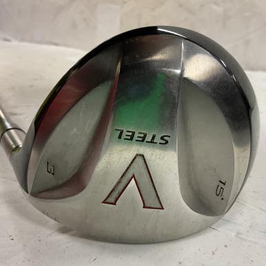Used Taylormade V STEEL Mens Fairway Wood RH 3 Wood 11855-S000190213