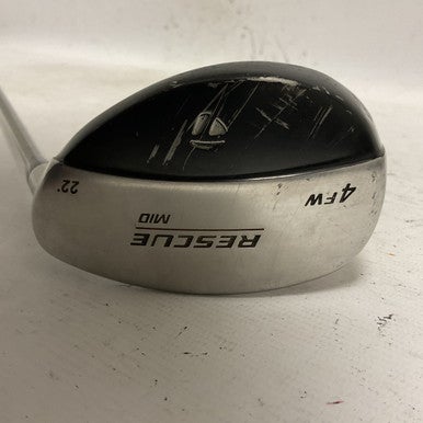 Used Taylormade RESCUE MID 4FW Mens Hybrid Club RH 4 Hybrid 11855-S000190203