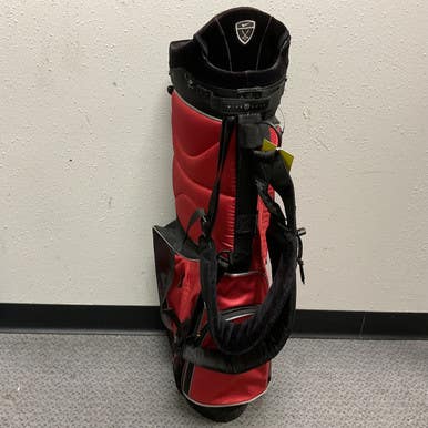 Used Izzo NIKE GOLF STAND BAG Mens Stand Bag Red 11855-S000190196
