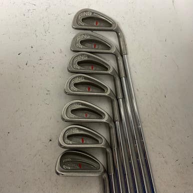 Used Ping EYE RED DOT Mens Iron Set RH 3I-SW 11855-S000190188